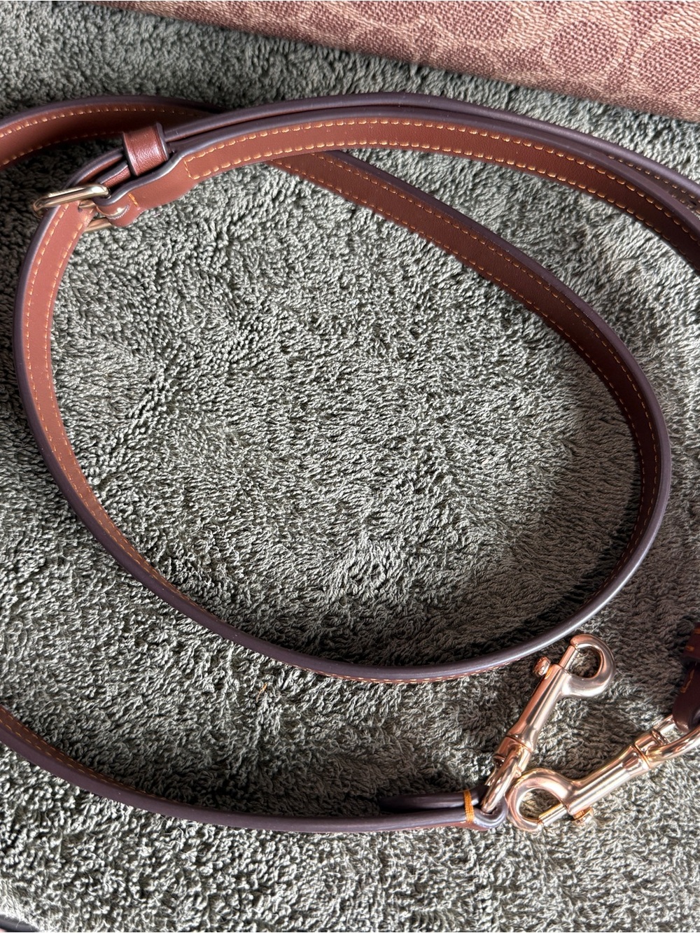 Coach Rowan Satchel in Signature Canvas Brown - Picture 13 of 15